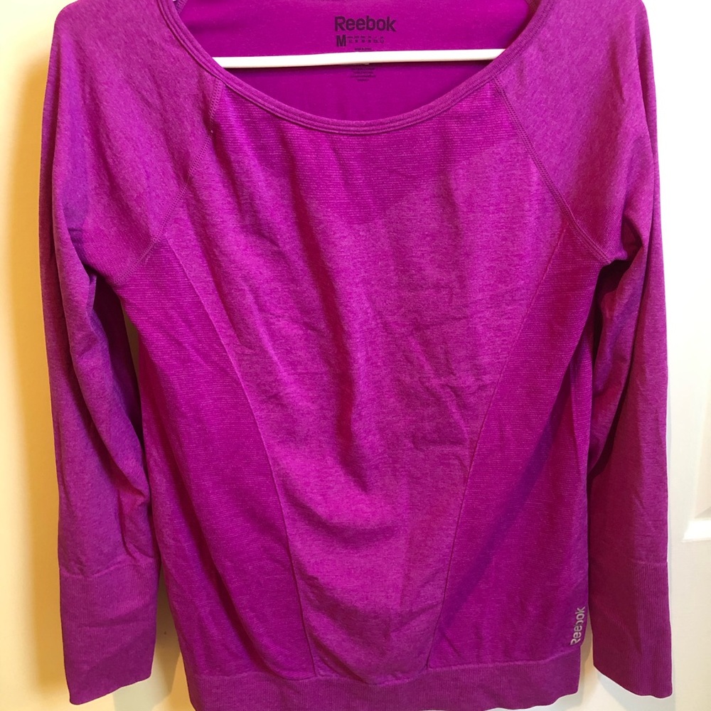 Reebok long sleeve workout top